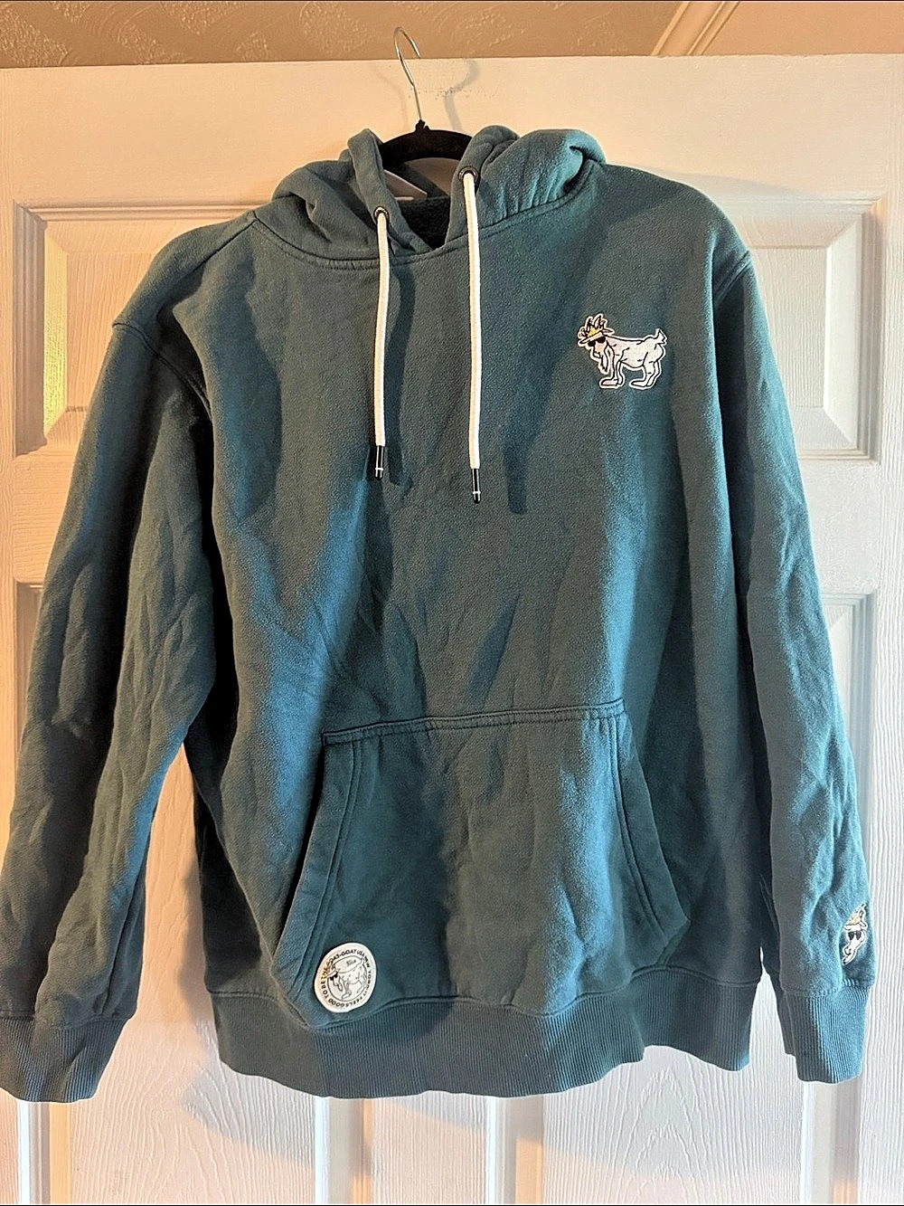 GOAT USA Adult OG Hooded Sweatshirt Men's Green Medium